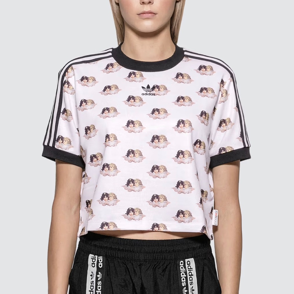 Adidas Originals x Fiorucci Crop T-shirt XS